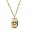 Lucleon Icarus | Gold-Tone Dog Tag With Lucleon Logo Box Curb Chain Necklace 1 Lucleon Icarus | Gold-Tone Dog Tag With Lucleon Logo Box Curb Chain Necklace -MEN NECKLACES shop 1 1.412ab018ca2e65d2f44e3649cb95ba77
