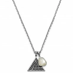 Waykins Atlantis | Mother-of-Pearl & Triangle Double Pendant Necklace
