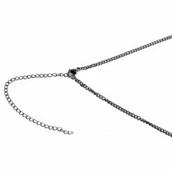 Lucleon Iconic | Black Stainless Steel Wolf Tooth Chain Necklace -MEN NECKLACES shop 1 2 121 1 172 1 101 3 42