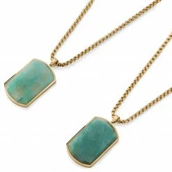 Arkai Orisun | Gold-Tone & Green Taiwanese Jade Stone Box Chain Necklace 12 Arkai Orisun | Gold-Tone & Green Taiwanese Jade Stone Box Chain Necklace -MEN NECKLACES shop 1 3.e853dd6feabb29b332b9fcfae3ea610b 1