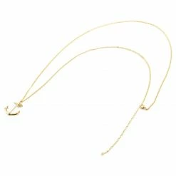 Lucleon Iconic | Gold-Tone Anchor Curb Chain Necklace 11 Lucleon Iconic | Gold-Tone Anchor Curb Chain Necklace -MEN NECKLACES shop 1 3 169