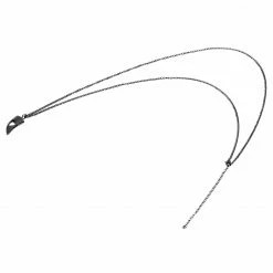 Lucleon Iconic | Black Stainless Steel Wolf Tooth Chain Necklace -MEN NECKLACES shop 1 4 129 1 52