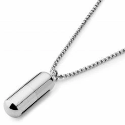 Otsu Egan | Silver-Tone Stainless Steel Pill Box Chain Necklace 11 Otsu Egan | Silver-Tone Stainless Steel Pill Box Chain Necklace -MEN NECKLACES shop 12 241f92d0ca8187ebb173c288f0dc9e5cf
