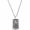 Lucleon Icarus | Silver-Tone Stainless Steel Star Spinning Inner Dog Tag Box Chain Necklace -MEN NECKLACES shop 13 14b947502623ebc78619b88d9496394ce
