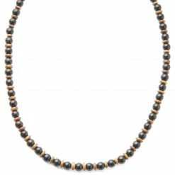 Waykins Wave | Polished Wooden Surfer Beaded Necklace