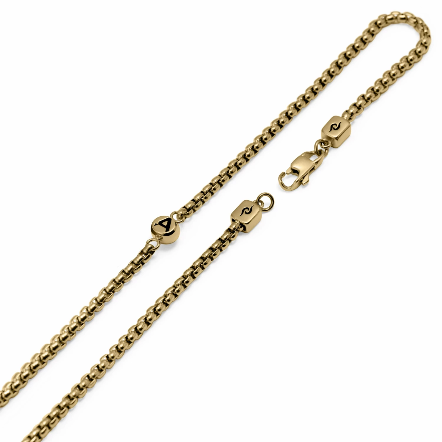 Arkai Rico | Gold-Tone Box Chain Necklace 6 Arkai Rico | Gold-Tone Box Chain Necklace - Image 4