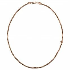 Arkai Rico | Rose Gold-Tone Box Chain Necklace -MEN NECKLACES shop 14 1509628784ad72d51b86f3f10cabeb3bb