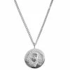 Lucleon Iconic | Silver-Tone Stainless Steel Hindu Curb Chain Necklace -MEN NECKLACES shop 14 1 208 1 1