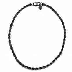 Lucleon Amager | 6 mm Gunmetal Stainless Steel Rope Chain Necklace 9 Lucleon Amager | 6 mm Gunmetal Stainless Steel Rope Chain Necklace -MEN NECKLACES shop 15 1547c9201c7b433937f29318e582cd289