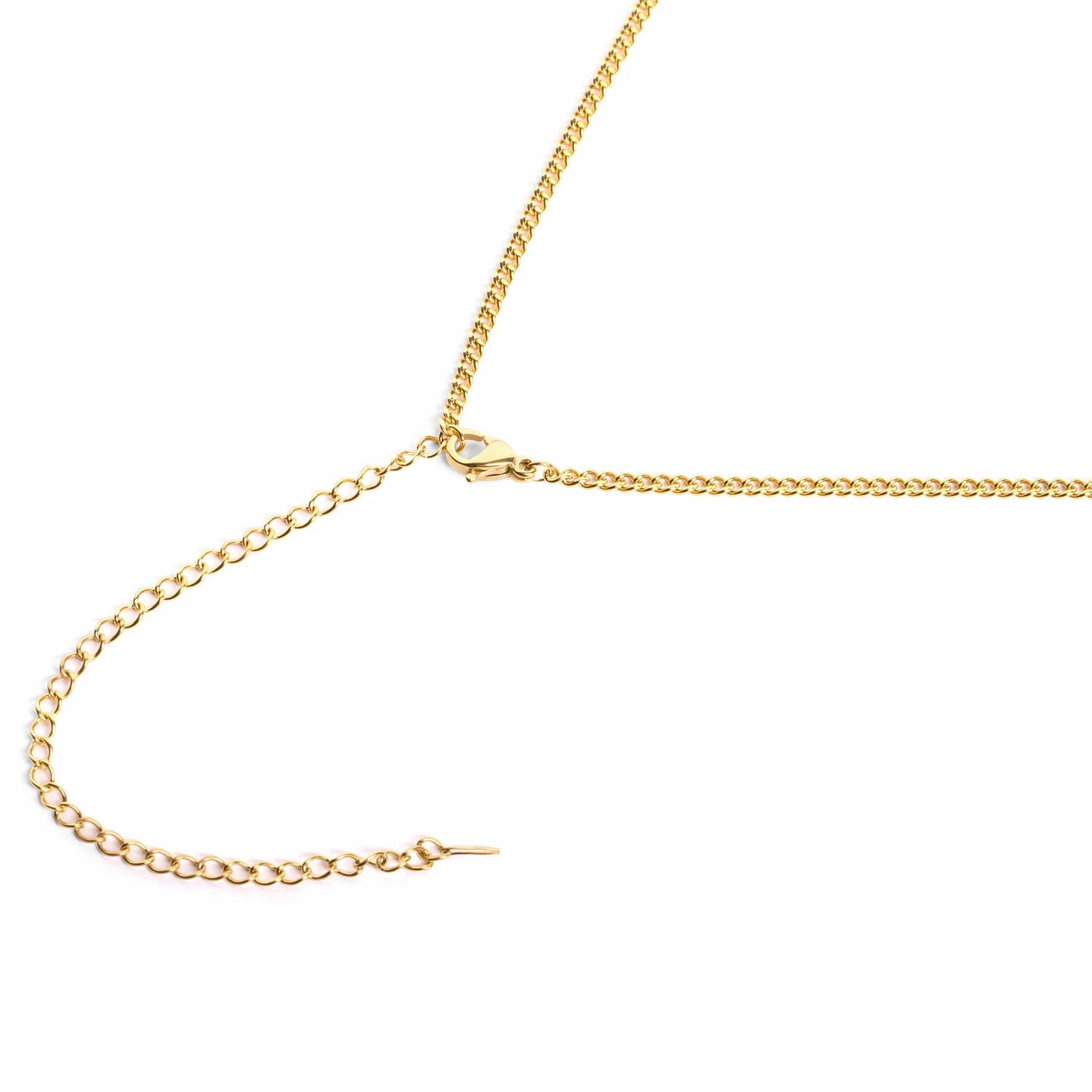 Lucleon Iconic | Gold-Tone Cutout Curb Chain Necklace 6 Lucleon Iconic | Gold-Tone Cutout Curb Chain Necklace - Image 4