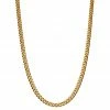 Lucleon 1/4" (6 mm) Gold-Tone Cuban Chain Necklace -MEN NECKLACES shop 15158 g neck2 1