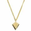 Lucleon Iconic | Gold-Tone Triangle Curb Chain Necklace 2 Lucleon Iconic | Gold-Tone Triangle Curb Chain Necklace -MEN NECKLACES shop 16 1 176 1