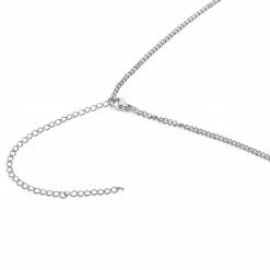 Lucleon Iconic | Silver-Tone Stainless Steel Triangle Curb Chain Necklace 11 Lucleon Iconic | Silver-Tone Stainless Steel Triangle Curb Chain Necklace -MEN NECKLACES shop 16 4 38 1