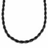 Lucleon Amager | 10 mm Gunmetal Stainless Steel Rope Chain Necklace -MEN NECKLACES shop 18 297ca8c92fe188a3021b3922387caf7cd