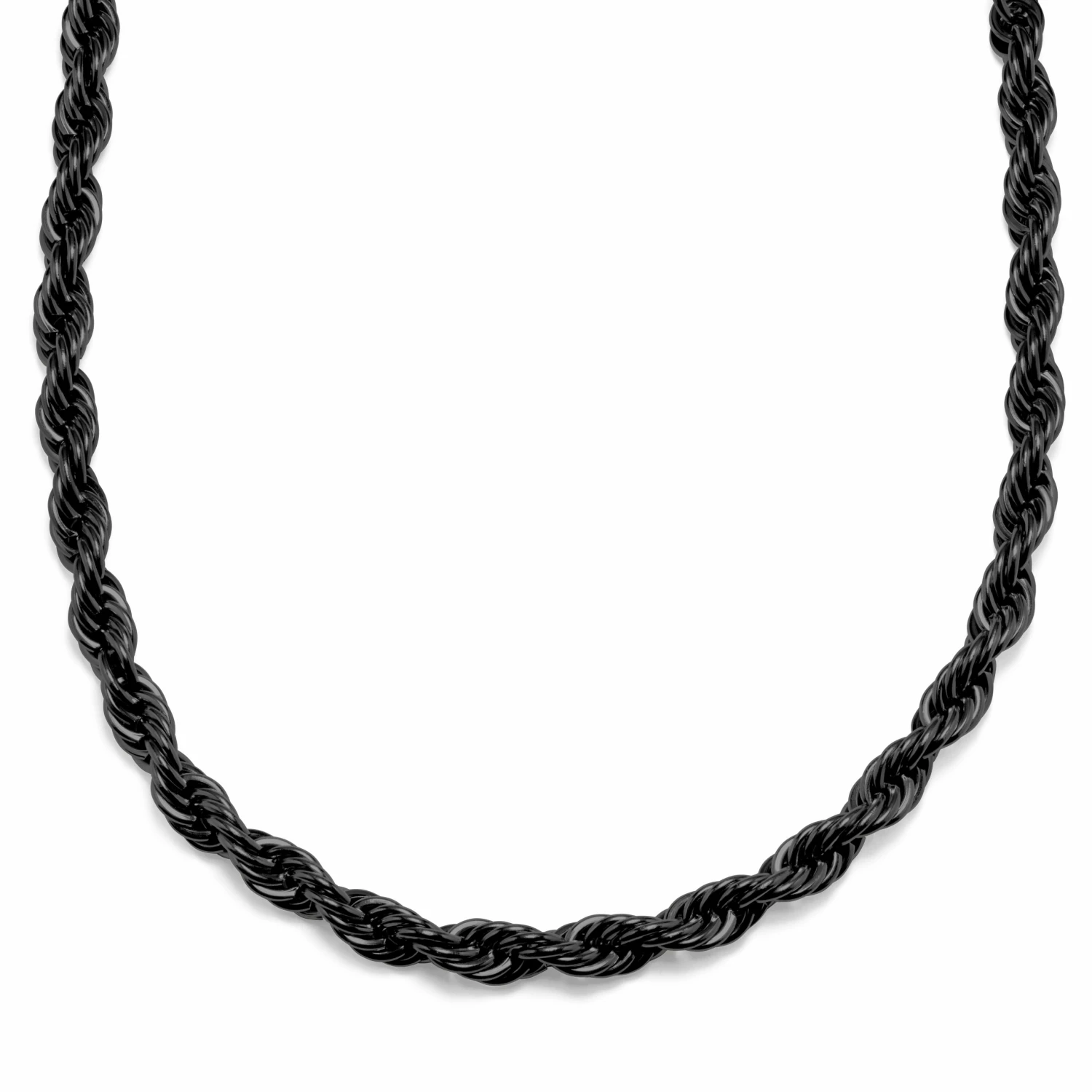 Lucleon Amager | 10 mm Gunmetal Stainless Steel Rope Chain Necklace 3 Lucleon Amager | 10 mm Gunmetal Stainless Steel Rope Chain Necklace