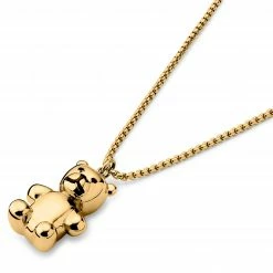 Otsu Egan | Gold-Tone Teddy Bear Box Chain Necklace -MEN NECKLACES shop 19 2688ea2a8deae99f548a31e4f4fb53f75