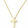 Lucleon Iconic | Gold-Tone Cross Curb Chain Necklace 2 Lucleon Iconic | Gold-Tone Cross Curb Chain Necklace -MEN NECKLACES shop 1 50 1 189 1 43 1
