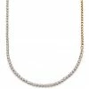 Lucleon Amager | Gold-Tone Zirconia Stainless Steel Chain Necklace -MEN NECKLACES shop 2 2llamag