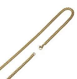 Lucleon 1/8" (3 mm) Gold-Tone Chain Necklace -MEN NECKLACES shop 2 3.0cd205074a3a0fb57a26eba3ebb9b2d9 2