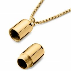 Otsu Egan | Gold-Tone Pill Box Chain Necklace -MEN NECKLACES shop 2 4.db73af0089352ed7c7aeae0c4a133453
