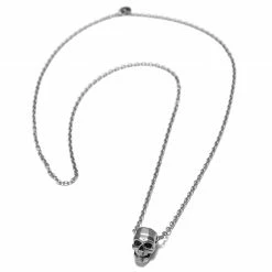 Moody Mason Silver-Tone Stainless Steel Skull Cable Chain Necklace 9 Moody Mason Silver-Tone Stainless Steel Skull Cable Chain Necklace -MEN NECKLACES shop 21459 3 1