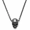 Moody Mason Grey Stainless Steel Skull Cable Chain Necklace 2 Moody Mason Grey Stainless Steel Skull Cable Chain Necklace -MEN NECKLACES shop 21461 1