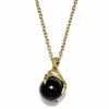 Moody Mason Gold-Tone Claw & Black Agate Stone Cable Chain Necklace 2 Moody Mason Gold-Tone Claw & Black Agate Stone Cable Chain Necklace -MEN NECKLACES shop 21463 1