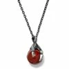 Moody Mason Grey Stainless Steel Claw & Red Jasper Stone Cable Chain Necklace 2 Moody Mason Grey Stainless Steel Claw & Red Jasper Stone Cable Chain Necklace -MEN NECKLACES shop 21467 1