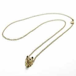 Moody Mason Gold-Tone With Wolf Head Cable Chain Necklace 9 Moody Mason Gold-Tone With Wolf Head Cable Chain Necklace -MEN NECKLACES shop 21469 3