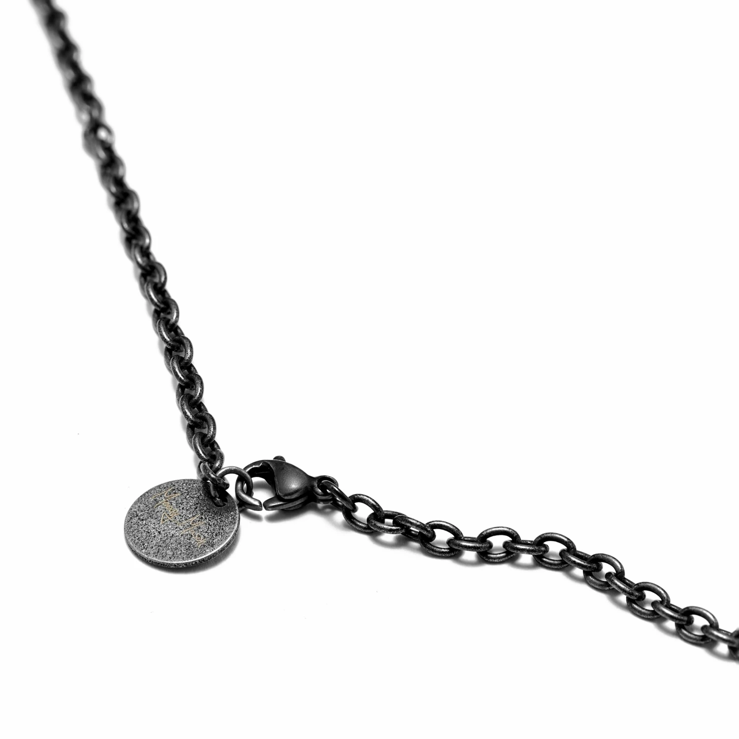 Moody Mason Jax Grey Stainless Steel Wolf Necklace 6 Moody Mason Jax Grey Stainless Steel Wolf Necklace - Image 4