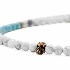 Arkai Rico | Gold-Tone With Imperial Jasper & White Turquoise Necklace Set -MEN NECKLACES shop 23 2f5ebb46c927cc11b9e37d7d07d4365cc