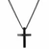Fort Tempus Black Stainless Steel Cross Cable Chain Necklace 2 Fort Tempus Black Stainless Steel Cross Cable Chain Necklace -MEN NECKLACES shop 26 1 copy 6