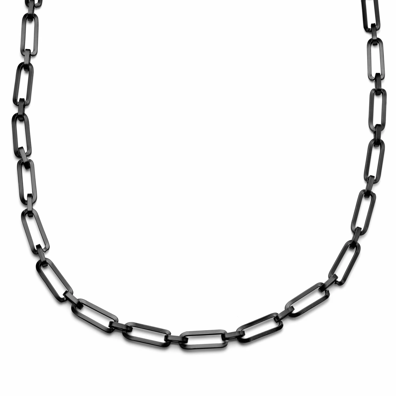 Lucleon Amager | 8 mm Gunmetal Stainless Steel Cable Chain Necklace 3 Lucleon Amager | 8 mm Gunmetal Stainless Steel Cable Chain Necklace