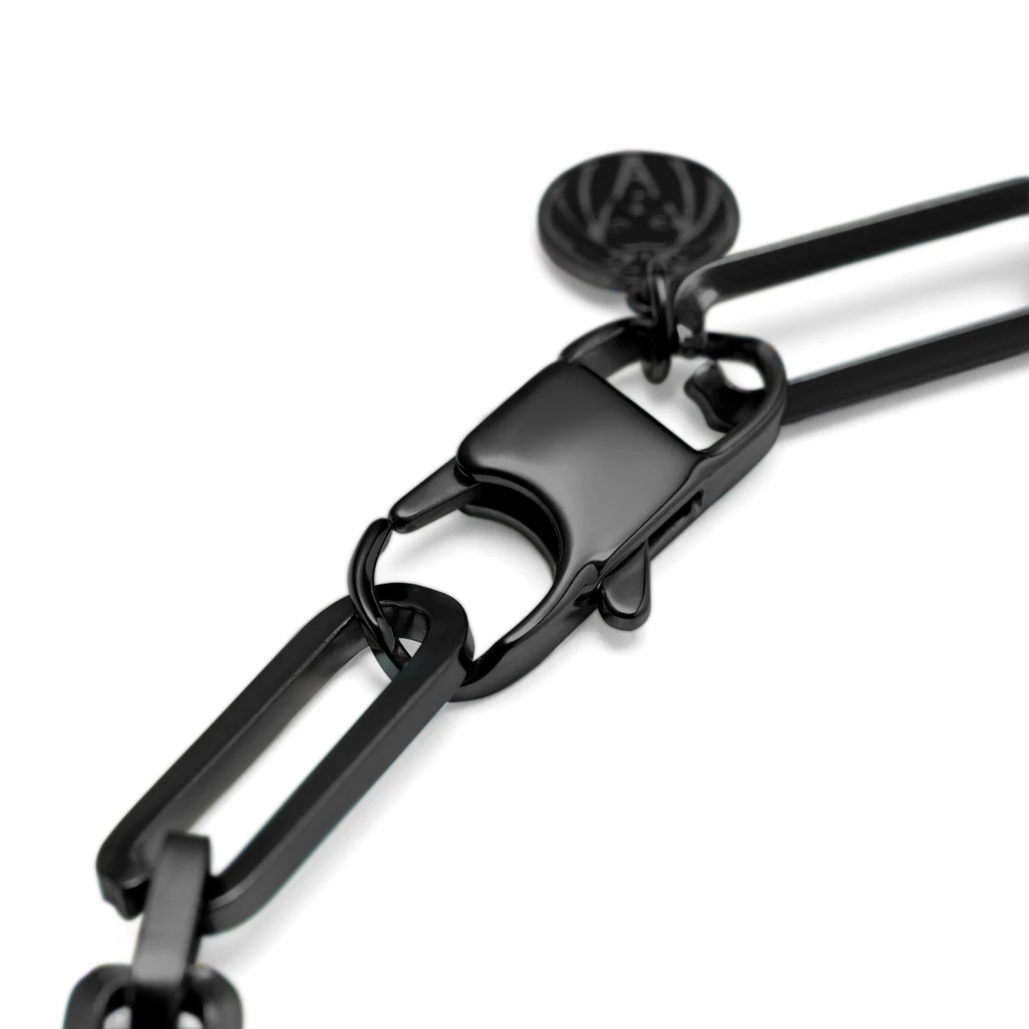 Lucleon Amager | 8 mm Gunmetal Stainless Steel Lock Cable Chain Necklace 5 Lucleon Amager | 8 mm Gunmetal Stainless Steel Lock Cable Chain Necklace - Image 3