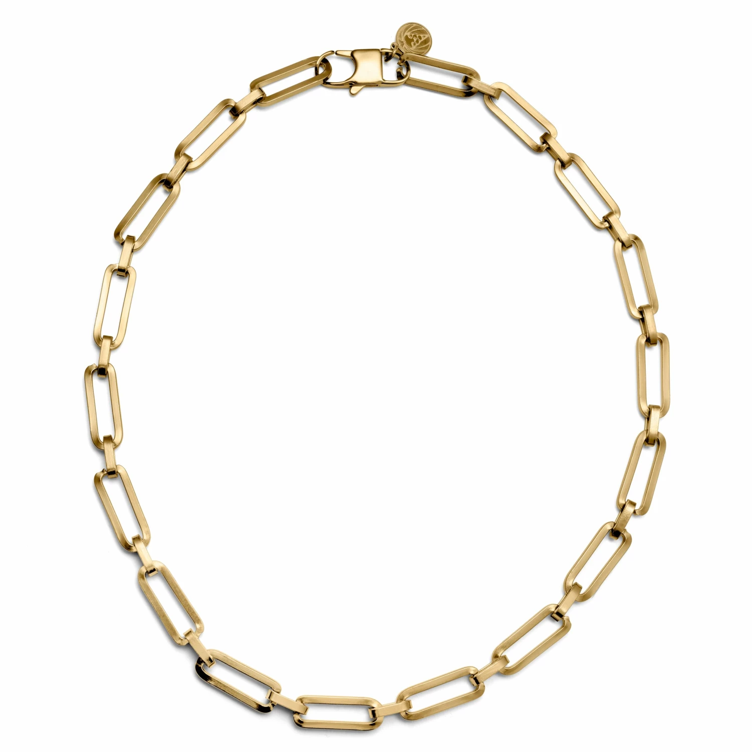 Lucleon Amager | 8 mm Gold-Tone Cable Chain Necklace 4 Lucleon Amager | 8 mm Gold-Tone Cable Chain Necklace - Image 2