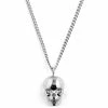 Lucleon Iconic | Silver-Tone Skull Curb Chain Necklace 1 Lucleon Iconic | Silver-Tone Skull Curb Chain Necklace -MEN NECKLACES shop 2 342 1