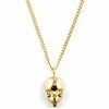 Lucleon Iconic | Gold-Tone Skull Curb Chain Necklace -MEN NECKLACES shop 2 344 1
