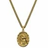 Lucleon Sanctus | Gold-Tone Immaculate Heart of Mary Wheat Chain Necklace -MEN NECKLACES shop 3 1 262799d2f2aac25daea9f22cddcaddda