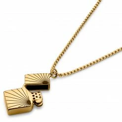 Otsu Egan | Gold-Tone Lighter Box Chain Necklace -MEN NECKLACES shop 3 2.18ce5671fb61987030e34581e98d3c22