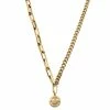 Lucleon Amager | 5 mm Gold-Tone Smiley Curb & Cable Chain Necklace -MEN NECKLACES shop 3 2.defc00c9555de480bcdc607e71268dc9