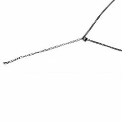 Lucleon Iconic | Black Stainless Steel Anchor Curb Chain Necklace -MEN NECKLACES shop 3 2 145 1 82