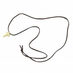 Lucleon Iconic | Brown Leather With Gold-Tone Cross Necklace -MEN NECKLACES shop 3 3 8 4