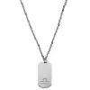 Lucleon Zodiac | Silver-Tone Stainless Steel Libra Star Sign Dog Tag Cable Chain Necklace -MEN NECKLACES shop 31 167589760ead1bee0c175c64c2bed6833