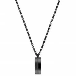 Lucleon Gunmetal Stainless Steel Curved Plate Cable Chain Necklace 9 Lucleon Gunmetal Stainless Steel Curved Plate Cable Chain Necklace -MEN NECKLACES shop 31 1b11136ca4f37d0f3d67e499a130df51b