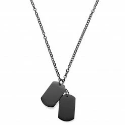 Lucleon Black Dog Tag Barcode Necklace -MEN NECKLACES shop 32 1ad0d0e359db8a9caf93cbaafe28d9eae