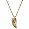 Otsu Egan | Gold-Tone Feather Wing Box Chain Necklace -MEN NECKLACES shop 4 1.ff5a2ac89e34e9f794eef04873032f54