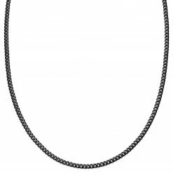 Lucleon 1/8" (3 mm) Black Chain Necklace