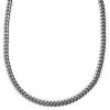 Lucleon 12 mm Silver-Tone Stainless Steel Cuban Chain Necklace 1 Lucleon 12 mm Silver-Tone Stainless Steel Cuban Chain Necklace -MEN NECKLACES shop 5 1 silver12mm