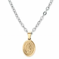 Fort Tempus The Madonna Gold-Tone Pendant & Necklace