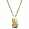 Lucleon Gold- & Silver-Tone Stainless Steel Dog Tag Cable Chain Necklace -MEN NECKLACES shop 5 1.5b3c7f9f0aae7f53785fcb9655d6d491